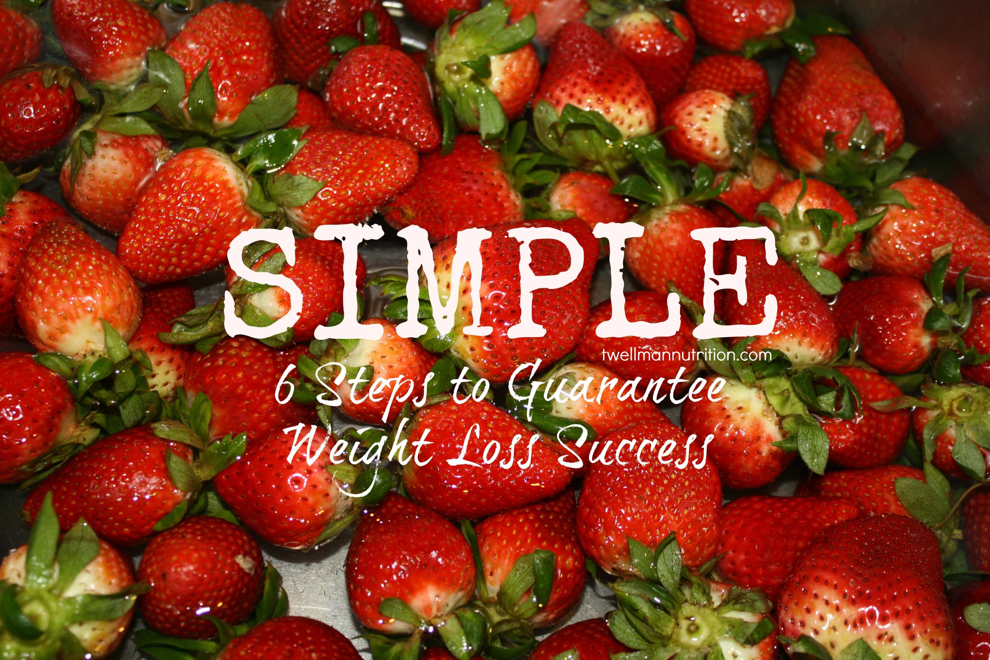 Simple strawberries Weight loss success