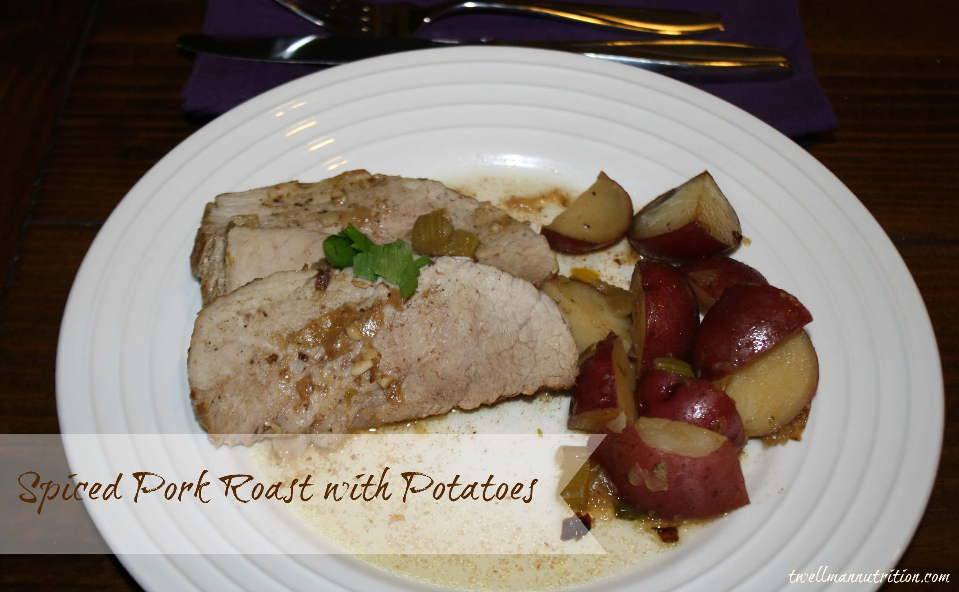 Spiced Pork Roast with Potatoes