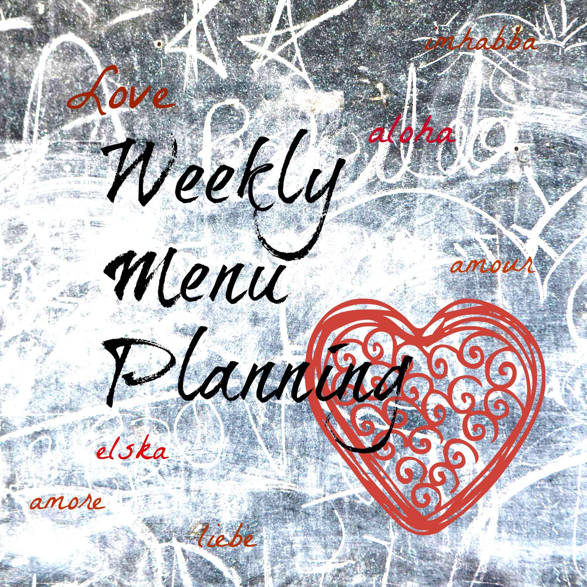 Weekly Menu Planning - FEb