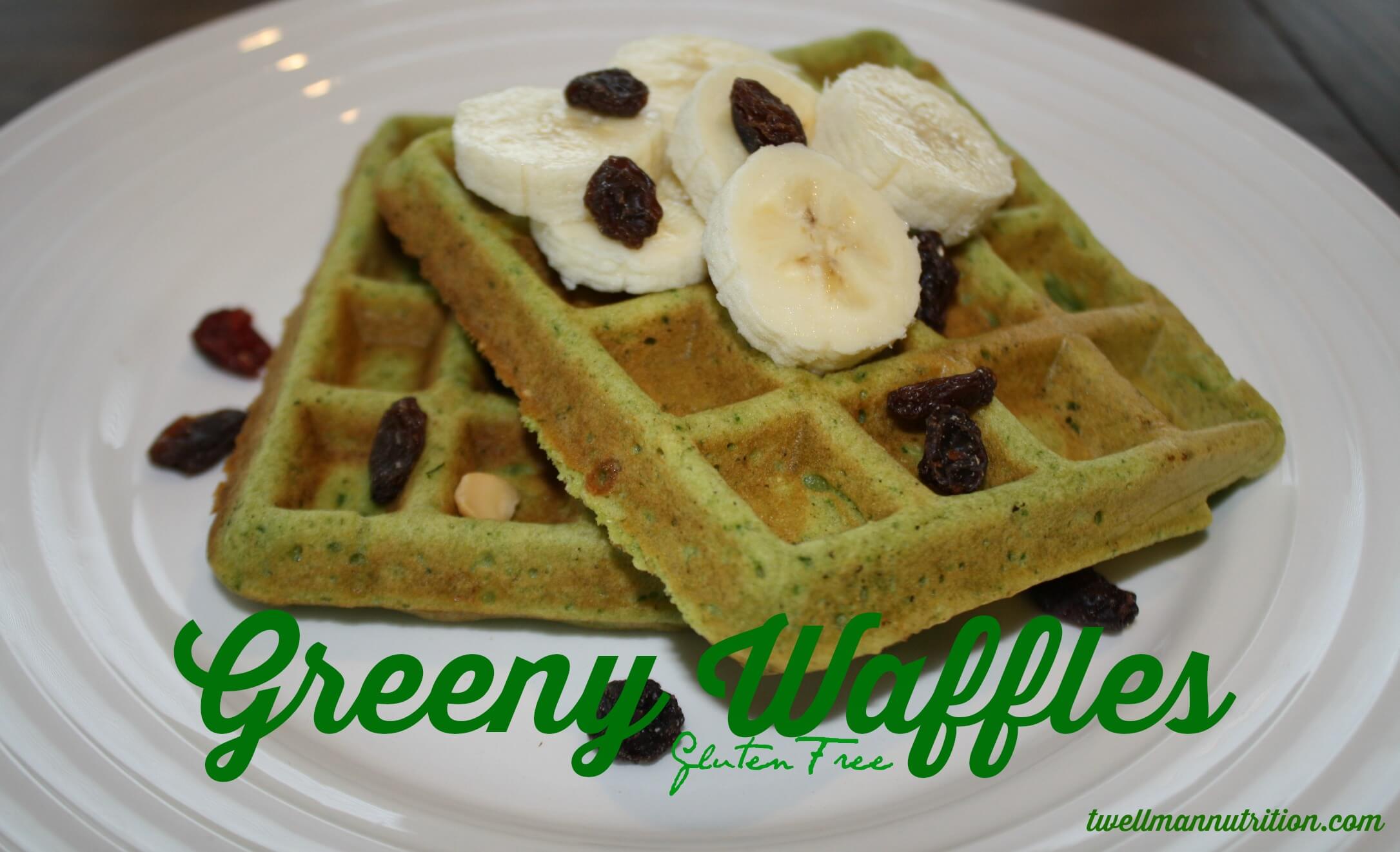 Greeny Waffles - Gluten Free
