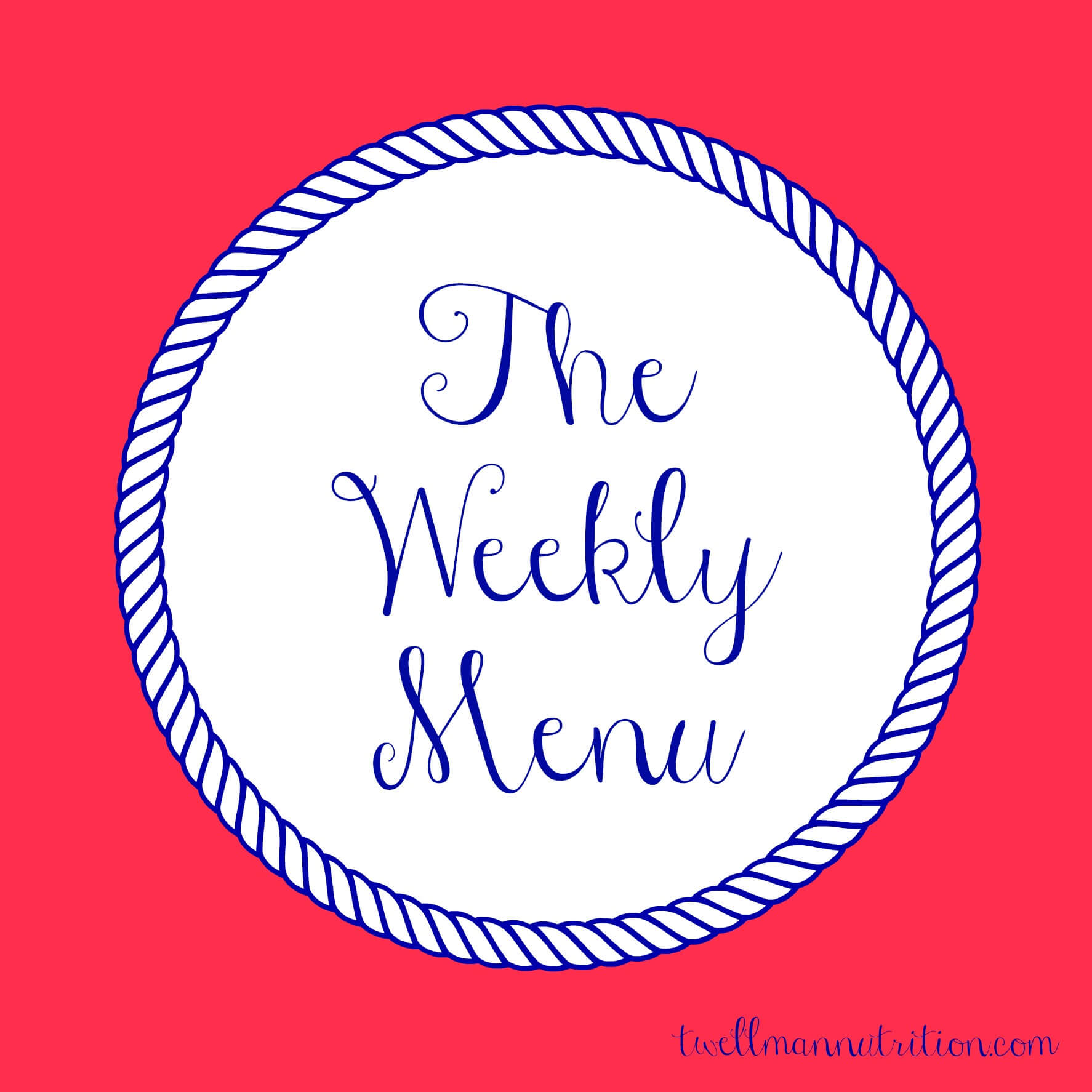 The Weekly Menu