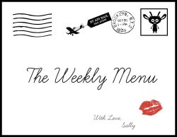 The Weekly Menu Postcard