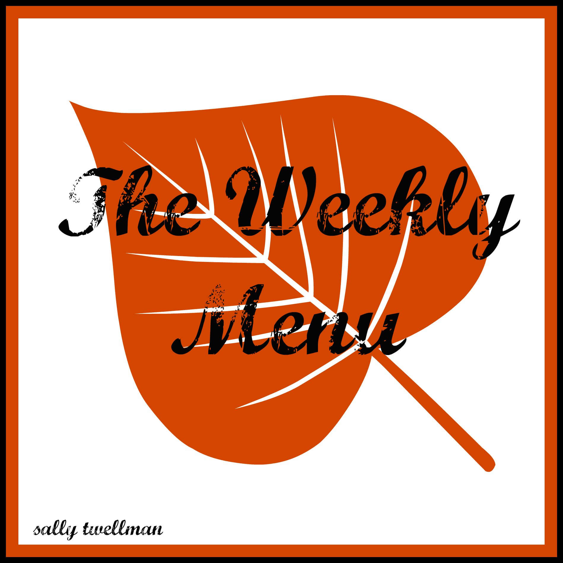 The Weekly Menu - Fall Leaf