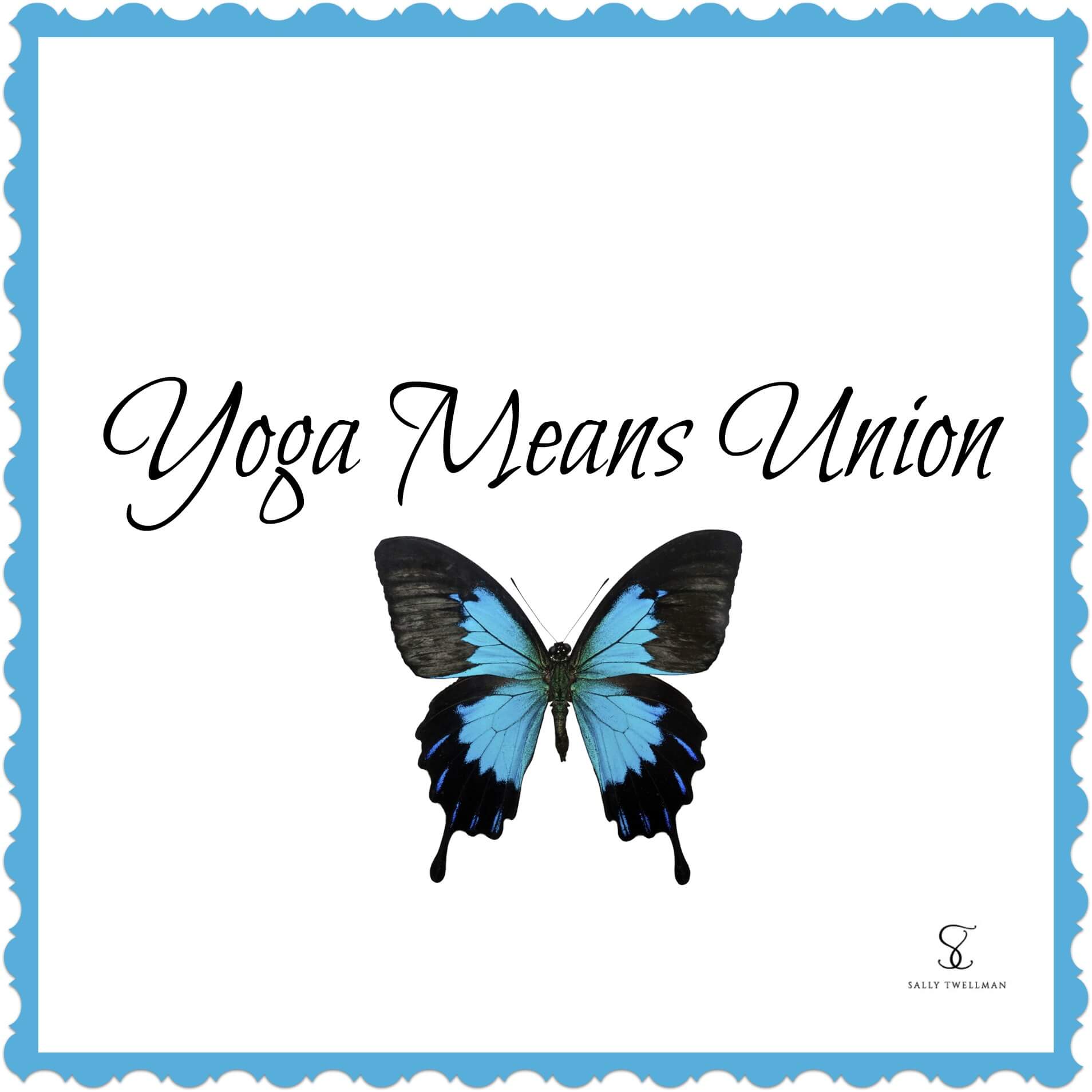 Yoga Means Union