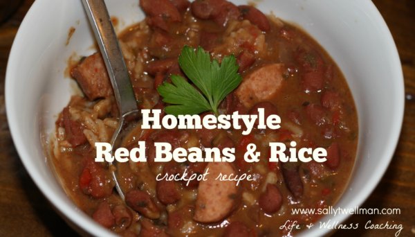 Homestyle Red Beans and Rice (crockpot recipe)