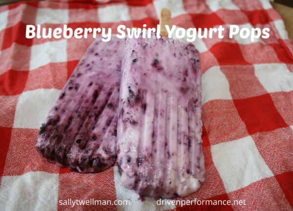Blueberry Swirl Yogurt Pops
