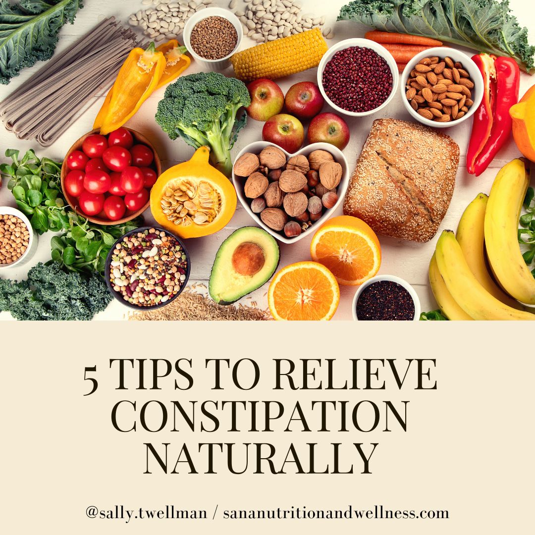 5 Tips to Relieve Constipation Natuarally (Instagram Post)