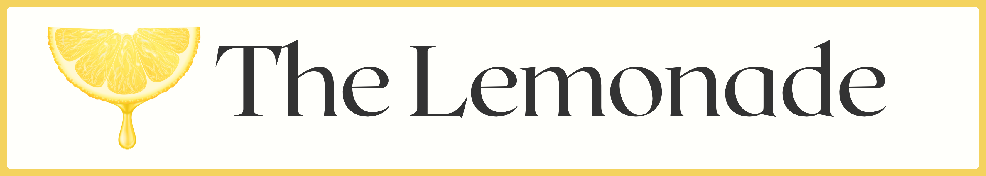 The Lemonade banner